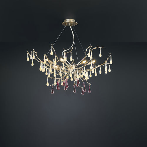 Lustre classique - BOWL - Serip - en verre / en bronze / 6 ampoules