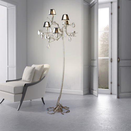 Lampe sur pied - HAIL - Serip - en métal / en verre / en tissu