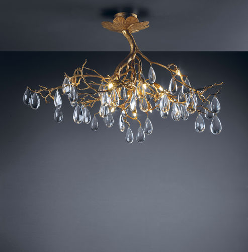 Plafonnier classique - DROPLETS - Serip - en cristal / en bronze / à LED