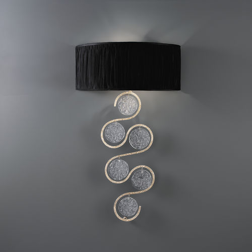 Applique murale contemporaine - CLEF ALTO LEFT - Serip - d'intérieur / en bronze / en verre