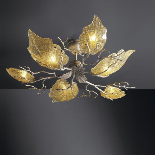 Plafonnier classique - HOLMOAK - Serip - en verre / en bronze / à LED