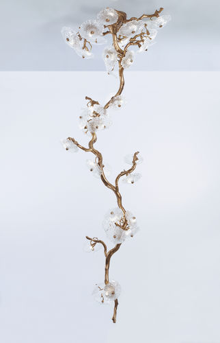 Lustre contemporain - BONSAI L - Serip - en verre de Murano / en bronze / professionnel