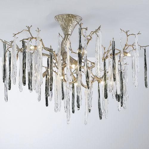 Lustre contemporain - GLAZE L - Serip - en verre / 12 ampoules / professionnel