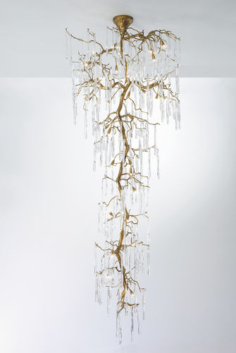 Lustre classique -  STALACTITE L - Serip - en verre / en bronze / cascade