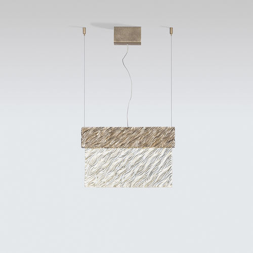 Suspension - Mondrian Coastline Large - Serip - en bronze / en verre / contemporaine