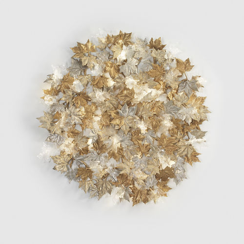 Plafonnier contemporain - Folio Cumulus - Serip - rond / sculptural / en bronze