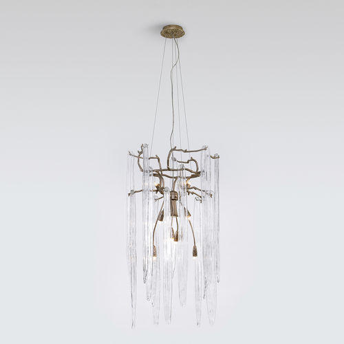 Suspension - STRAW SINGLE - Serip - en bronze / en cristal / contemporaine
