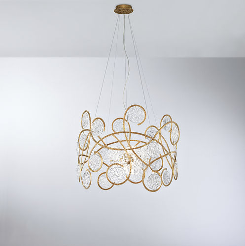 Suspension - BEMOLLE M - Serip - en bronze / en verre / contemporaine