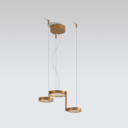 Lampe suspendue - MOONBOW THREE LEVELS - Serip - en bronze / en verre / contemporaine