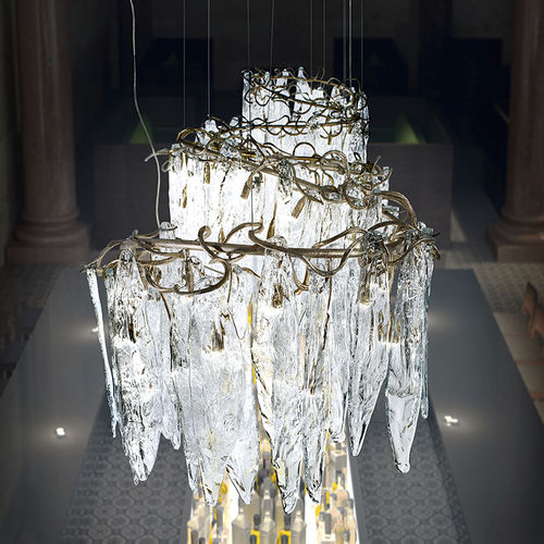 Suspension - MEANDER - Serip - en métal / en verre / contemporaine