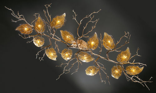 Plafonnier classique - FAGUS L - Serip - en verre / en bronze / à LED