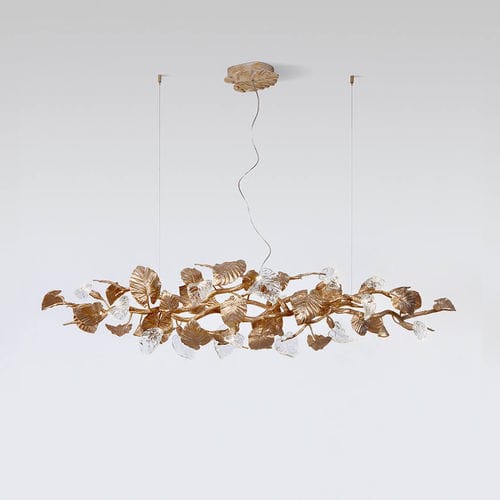 Lustre contemporain - MEDALLION LARGE - Serip - en verre / en bronze / professionnel