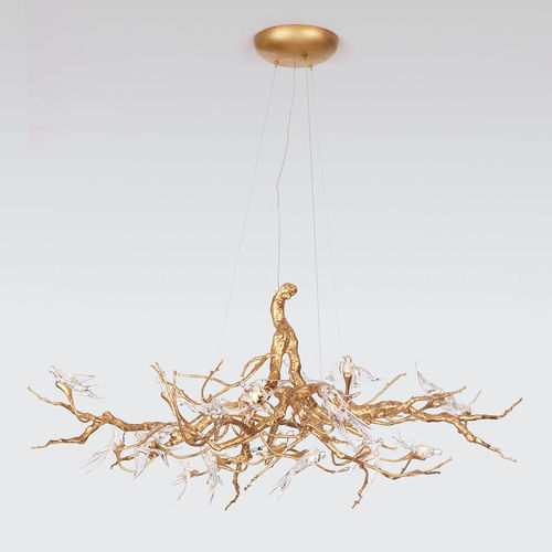 Lustre contemporain - BALLERINA LARGE - Serip - en verre / en bronze / professionnel
