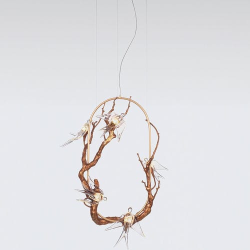 Suspension - UTOPIA LARGE - Serip - en bronze / en verre / contemporaine