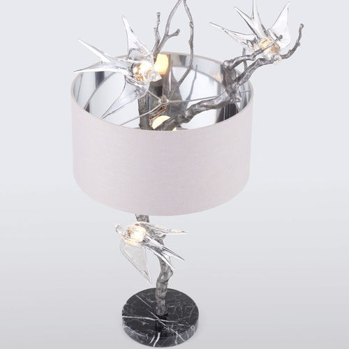 Lampe de table - PLIÉ LARGE - Serip - en bronze / en verre / en tissu