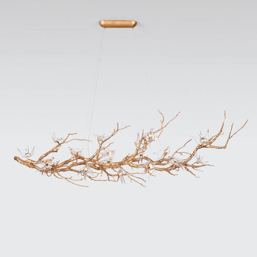 Lustre contemporain - NIDUS LARGE - Serip - en verre / en bronze / professionnel
