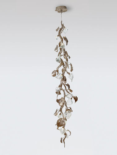 Suspension - Calathea Ornata Large - Serip - en bronze / en verre / contemporaine