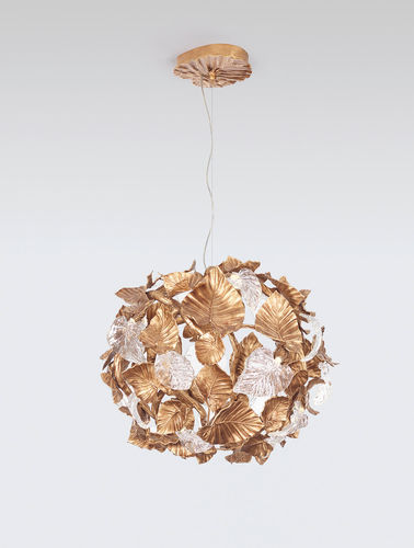 Suspension - Calathea Orbifolia Extra Large - Serip - en bronze / en verre / contemporaine