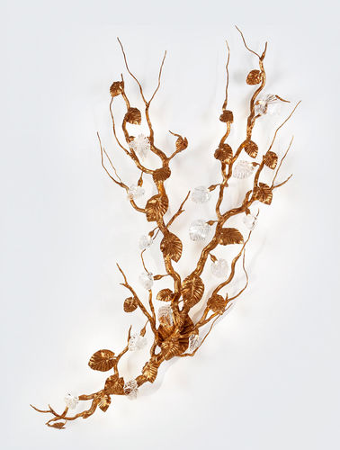Applique murale contemporaine - Calathea Majestica Large - Serip - d'intérieur / en bronze / en verre