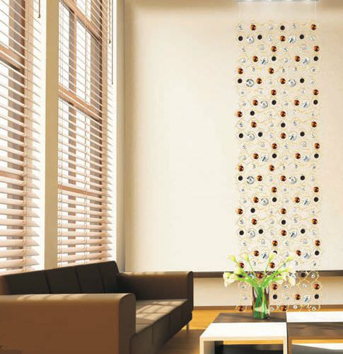 Suspension - PERSA RECTANGLE - Serip - en bronze / en verre / classique