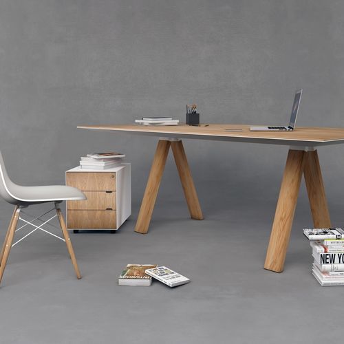 Caisson de bureau en chêne - V-LIGHT - SOTUBO - bois / à 3 tiroirs / mobile