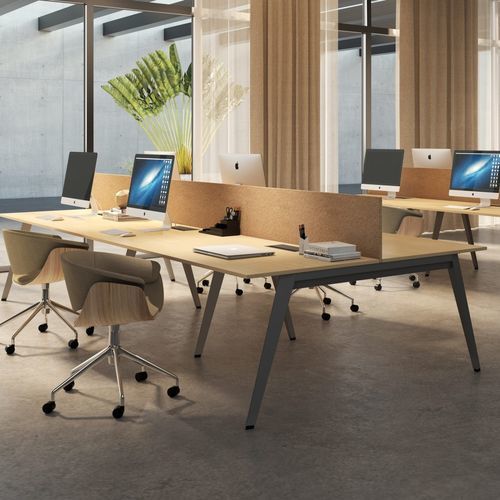 Bureau sur pied - TRIM - SOTUBO - de 6 à 8 personnes / contemporain / en bois