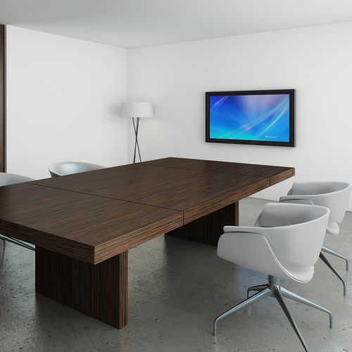 Table de réunion contemporaine - ERYS - SOTUBO - en bois / avec piètement en bois / rectangulaire