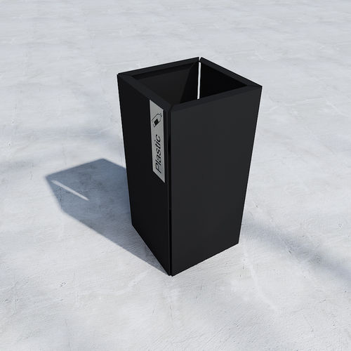 Poubelle publique - BASIC :  342 / 343 SPLIT - SIT Urban Design - en fer / contemporaine / simple