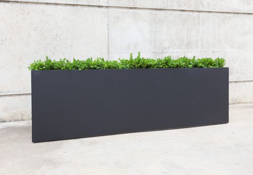 Jardinière en béton fibré - BASIC : 214 / 213 / 218 IOTA - SIT Urban Design - rectangulaire / contemporaine / pour espace public