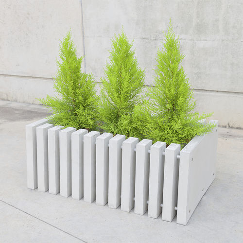 Jardinière en béton fibré - MASTERPLAYER : 503 - SIT Urban Design - rectangulaire / contemporaine / pour espace public