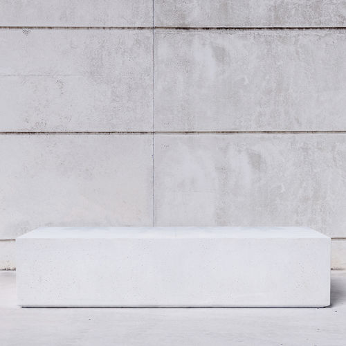 Banc public design minimaliste - BOX: 102 - SIT Urban Design - en béton