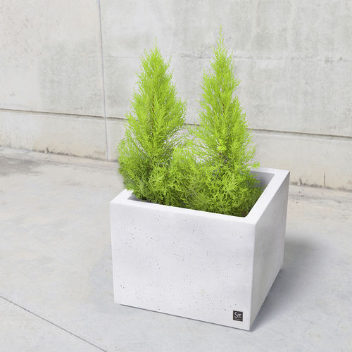 Jardinière en béton - CUBIC B : 212.B - SIT Urban Design - carrée / modulable / contemporaine