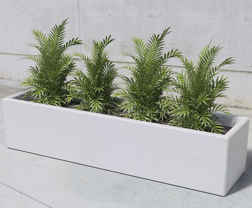 Jardinière en béton - Box 201 - SIT Urban Design - en fibre de verre / rectangulaire / contemporaine