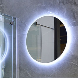 Miroir mural - CIRCLE LED 60 - RUBICER - contemporain / rond / lumineux (LED)