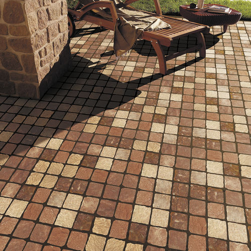 Mosaïque en pierre naturelle - VALENCIA - RUBICER - d'extérieur / murale / de sol