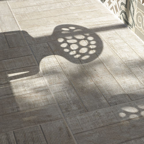 Carrelage en grès cérame - SQUARE DECK EUCALIPTO EXT - RUBICER - mat / émaillé / d'extérieur