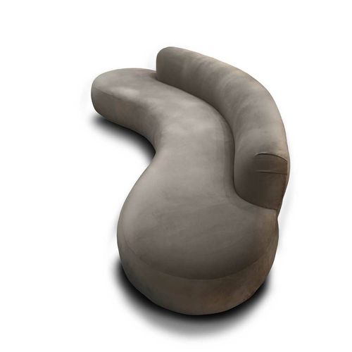 Canapé d'angle - SERPENTE - D3CO - en arc de cercle / contemporain / en velours