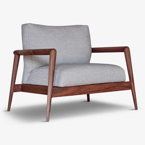 Fauteuil contemporain - DEMETRA - D3CO - en tissu / en hêtre / en bois massif