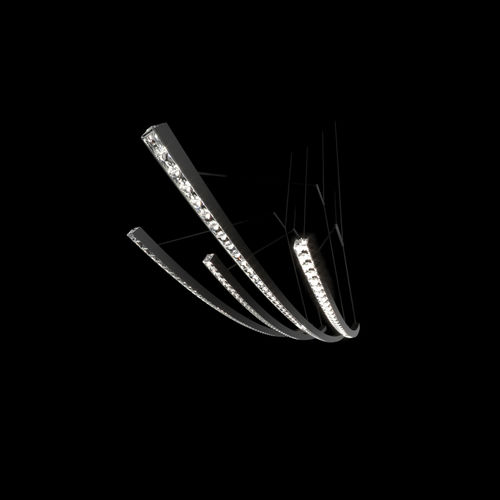Lustre contemporain - FINELINE - Manooi - en cristal / en cristal Swarovski® / professionnel