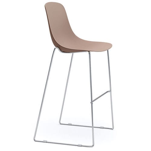 Chaise de bar contemporaine - PURE LOOP BINUANCE - Infiniti - d'intérieur / en polypropylène / aluminium
