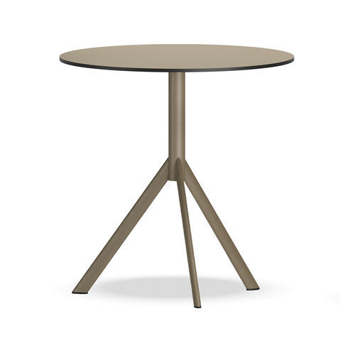 Table bistrot contemporaine - FELUCA - Infiniti - en acier peint / avec piètement en acier peint / ronde