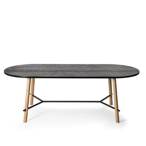 Table à manger contemporaine - RECORD - Infiniti - en chêne / en stratifié / rectangulaire