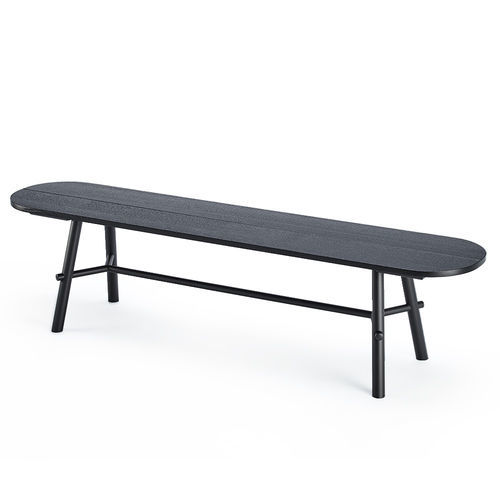 Banc contemporain - RECORD - Infiniti - en acier peint / sans dossier / sans accoudoirs