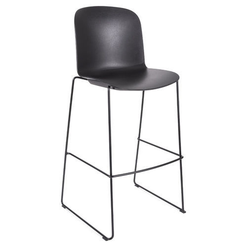 Tabouret de bar contemporain - RELIEF - Infiniti - en polypropylène / luge / luge