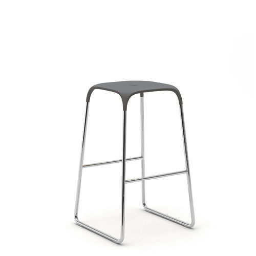 Tabouret de bar contemporain - BOBO - Infiniti - en polypropylène / avec piètement en acier / luge