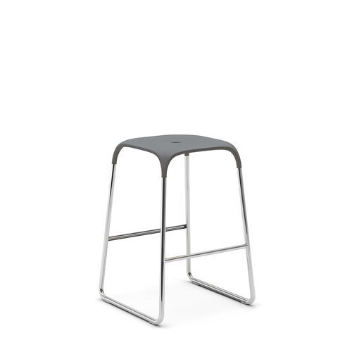 Tabouret contemporain - BOBO - Infiniti - en polypropylène / avec piètement en acier / luge