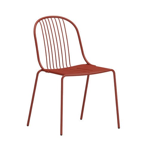 Chaise de jardin contemporaine - DIANE - Infiniti - d'intérieur / d'extérieur / en acier