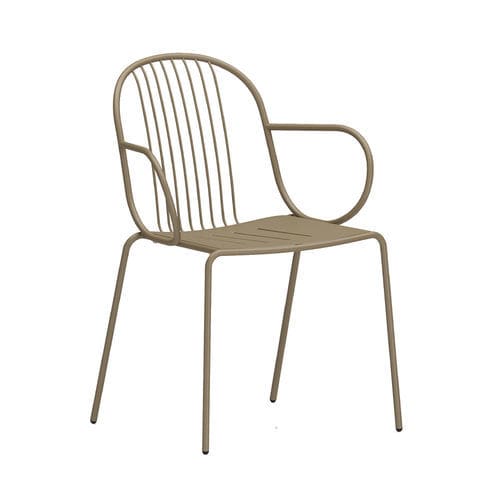 Chaise de jardin contemporaine - DIANE - Infiniti - intérieure / en acier / avec piètement en acier