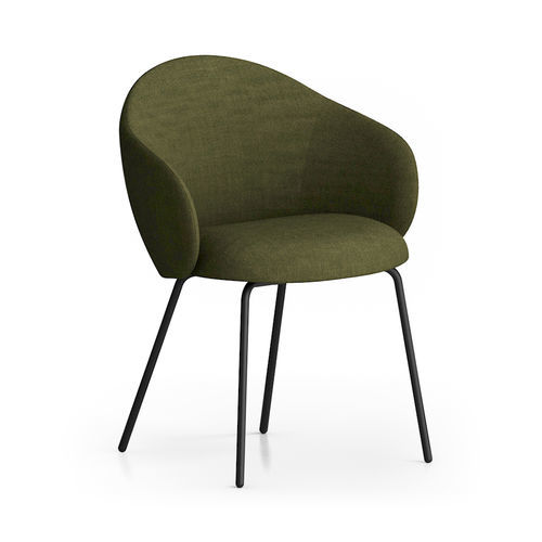 Fauteuil contemporain - VOLTA - Infiniti - en tissu / en acier / tapissé