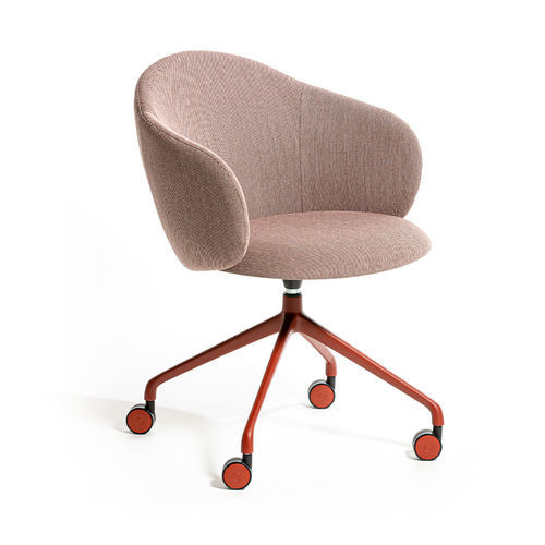 Fauteuil de bureau contemporain - VOLTA - Infiniti - en fleur de bovin / en simili cuir / en tissu